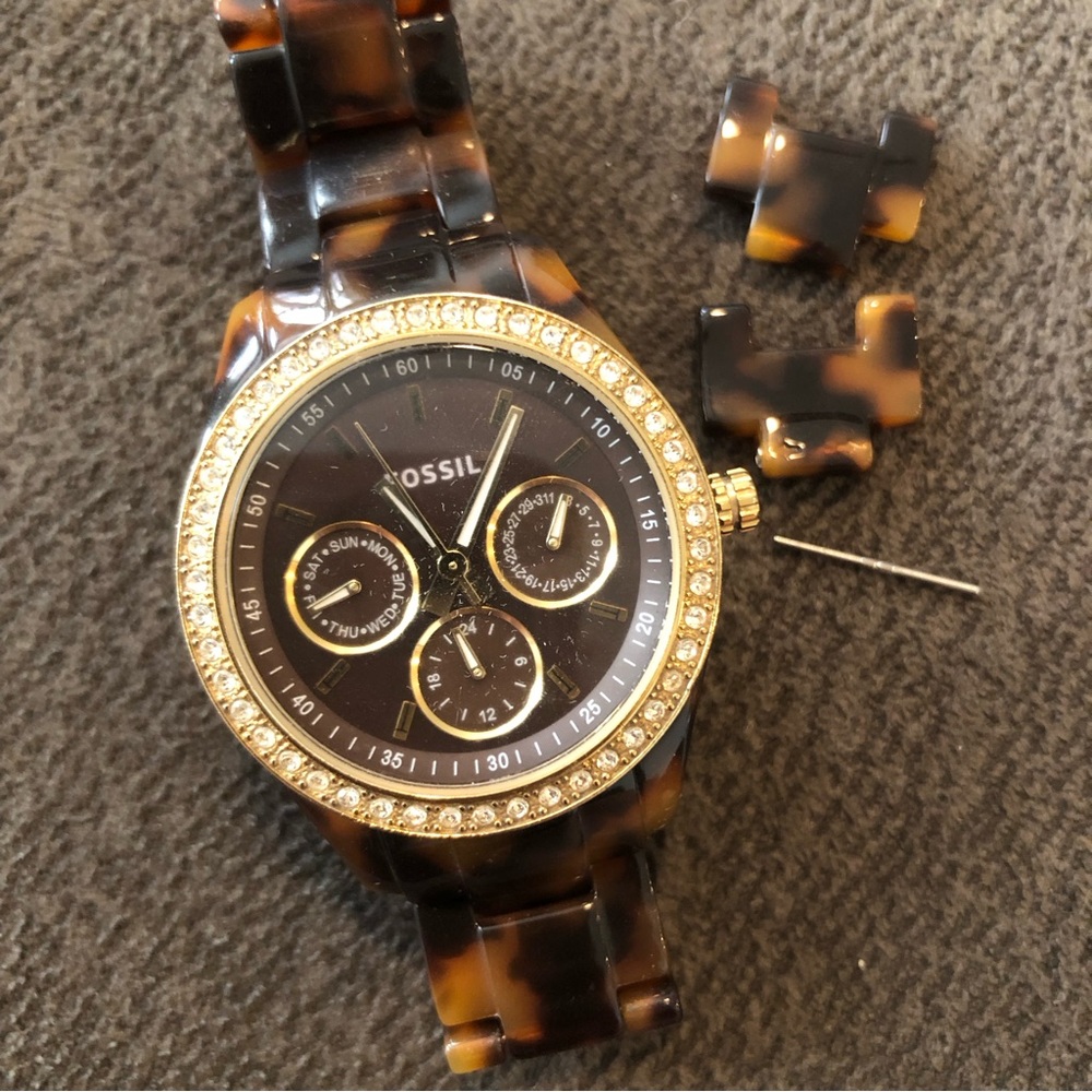 Fossil Watch - Women’s - Gold and Brown Tortoise